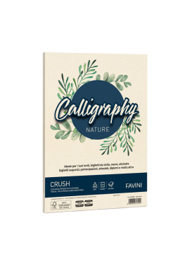 Carta Colorata Calligraphy Nature Crush Favini - A4 - 200 g - A69Q344 (Alga Conf. 50)
