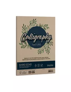 Carta Colorata Calligraphy Nature Shiro Eco Favini - A4 - 120 g - A69N904 (Legno Conf. 50)