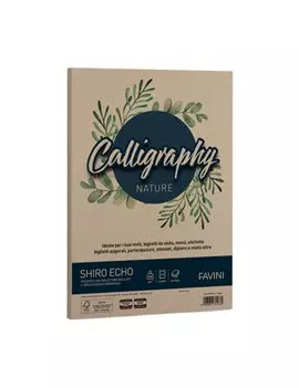 Carta Colorata Calligraphy Nature Shiro Eco Favini - A4 - 250 g - A69N914 (Legno Conf. 50)