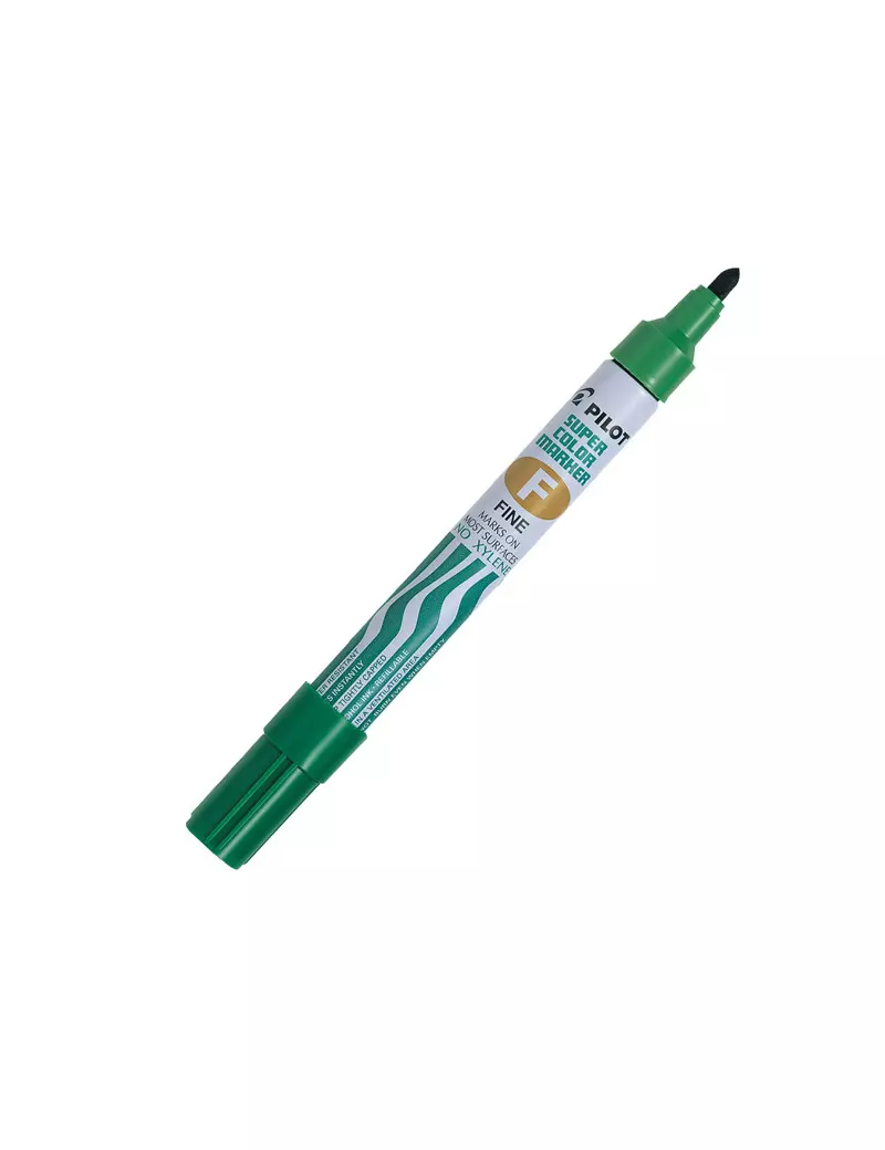 Marcatore Permanente Super Color Pilot - Punta Tonda - 1 mm - 002414 (Verde) Marcatore Permanente Super Color Pilot - Punta Tonda - 1 mm - 002414 (Verde)