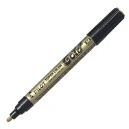 Marcatore Permanente a Vernice Super Color Pilot - Punta Tonda - 2 mm - 002450 (Oro)