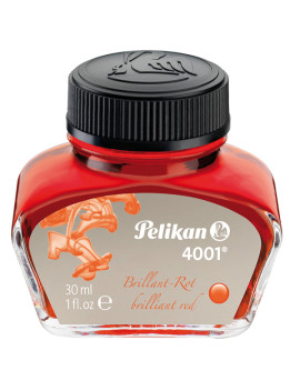 Inchiostro Stilografico 4001 Pelikan - 30 ml - 301036 (Rosso)
