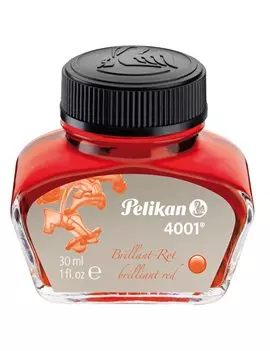 Inchiostro Stilografico 4001 Pelikan - 30 ml - 301036 (Rosso)