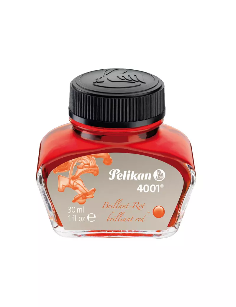 Inchiostro Stilografico 4001 Pelikan - 30 ml - 301036 (Rosso)