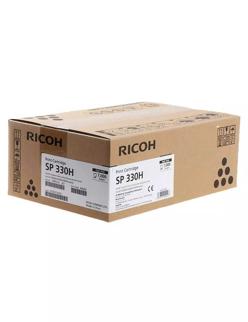 Toner Originale Ricoh 408281 SP 330H (Nero 7000 pagine) Toner Originale Ricoh 408281 SP 330H (Nero 7000 pagine)
