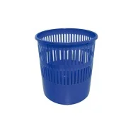 Cestino Gettacarte Traforato Arda - 12 Litri - 27x21x29 cm - 4119A (Blu)