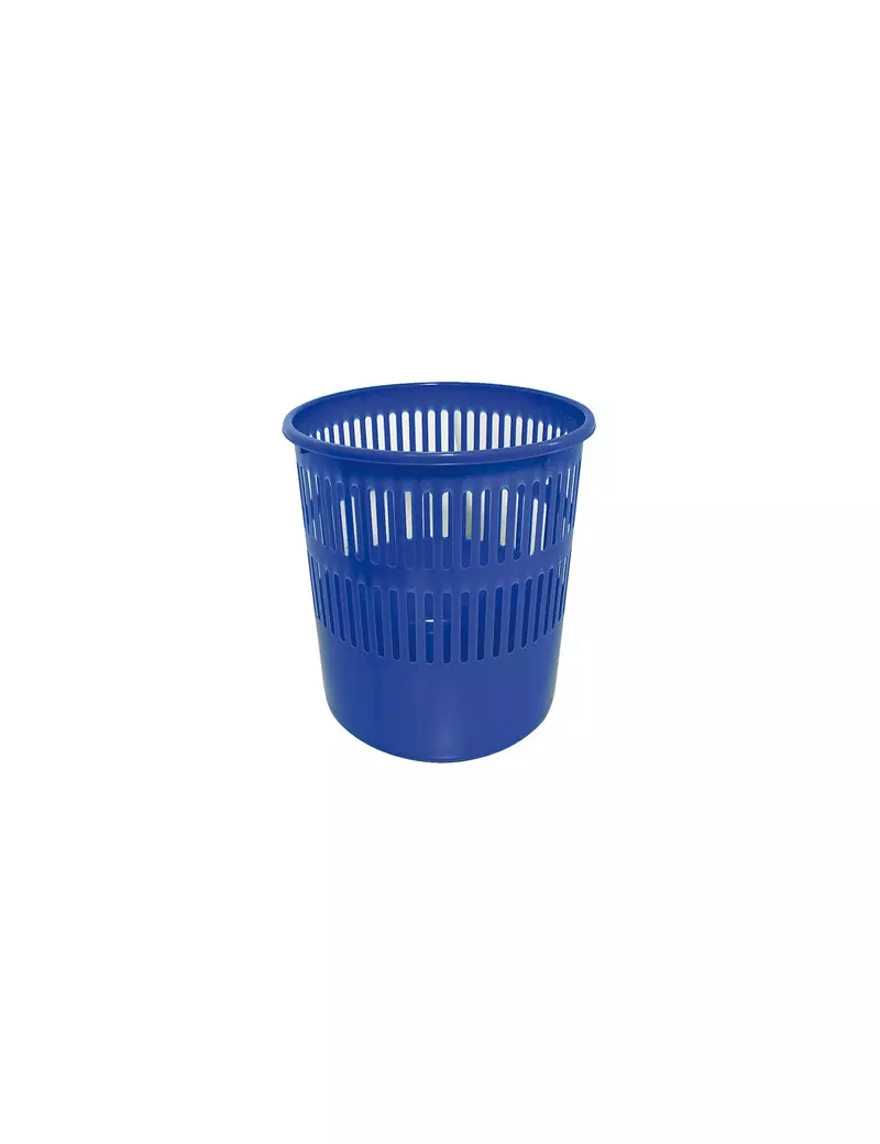 Cestino Gettacarte Traforato Arda - 12 Litri - 27x21x29 cm - 4119A (Blu) Cestino Gettacarte Traforato Arda - 12 Litri - 27x21x29 cm - 4119A (Blu)