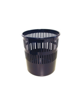 Cestino Gettacarte Traforato Arda - 12 Litri - 27x21x29 cm - 4119N (Nero)