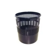 Cestino Gettacarte Traforato Arda - 12 Litri - 27x21x29 cm - 4119N (Nero)