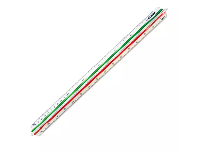 Scalimetro Isoteck Arda - 30 cm - Scale 1:100-200-250-300-400-500 - 109 (Bianco) Scalimetro Isoteck Arda - 30 cm - Scale 1:100-200-250-300-400-500 - 109 (Bianco)