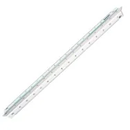 Scalimetro Isoteck Arda - 30 cm - Scale 1:500-1000-1250-1500-2000-2500 - 110 (Bianco)