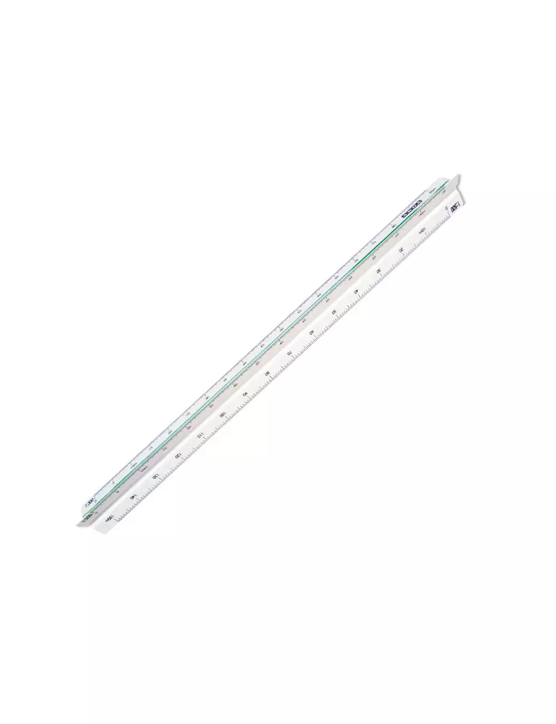 Scalimetro Isoteck Arda - 30 cm - Scale 1:500-1000-1250-1500-2000-2500 - 110 (Bianco)
