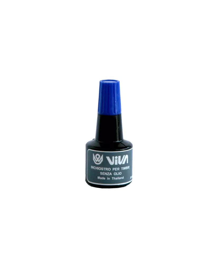 Inchiostro per Timbri a Base Alcool Viva - 30 ml - 358B-Blue (Blu)