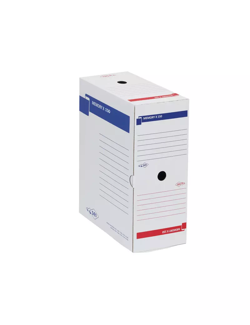 Scatola Archivio Memory X 150 Sei Rota - Dorso 15 - 25x35 cm - 673215 (Bianco Conf. 10) Scatola Archivio Memory X 150 Sei Rota - Dorso 15 - 25x35 cm - 673215 (Bianco Conf. 10)