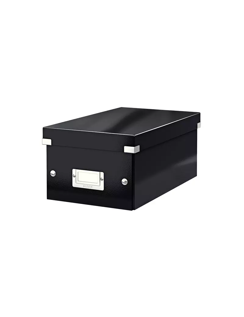 Scatola Archivio Click & Store Leitz - 20,6x14,7x35,2 cm - DVD - 60420095 (Nero) Scatola Archivio Click & Store Leitz - 20,6x14,7x35,2 cm - DVD - 60420095 (Nero)