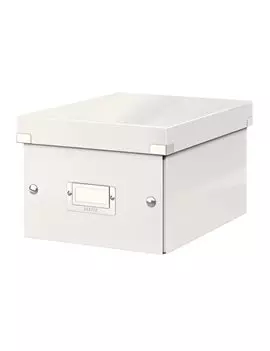 Scatola Archivio Click & Store Leitz - 20,6x14,7x35,2 cm - DVD - 60420001 (Bianco)