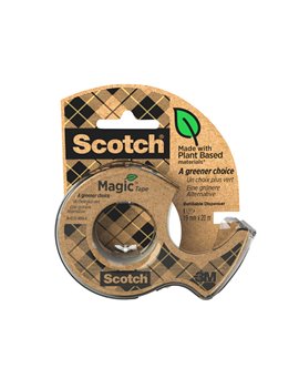Nastro Adesivo Magic 900 Scotch 3M - 19 mm x 20 m - in Chiocciola - 7100082821 (Trasparente)
