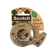 Nastro Adesivo Magic 900 Scotch 3M - 19 mm x 20 m - in Chiocciola - 7100082821 (Trasparente)