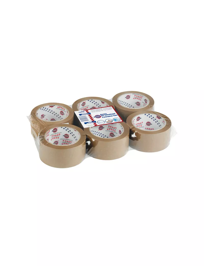 Nastro Adesivo in PVC 330 Eurocel - 50 mm x 66 m - 000213366 (Avana Conf. 6) Nastro Adesivo in PVC 330 Eurocel - 50 mm x 66 m - 000213366 (Avana Conf. 6)