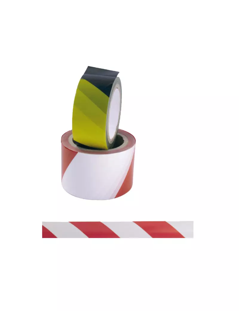 Nastro Adesivo di Sicurezza Viva - 50 mm x 25 m - 1620-R/B (Rosso e Bianco) Nastro Adesivo di Sicurezza Viva - 50 mm x 25 m - 1620-R/B (Rosso e Bianco)