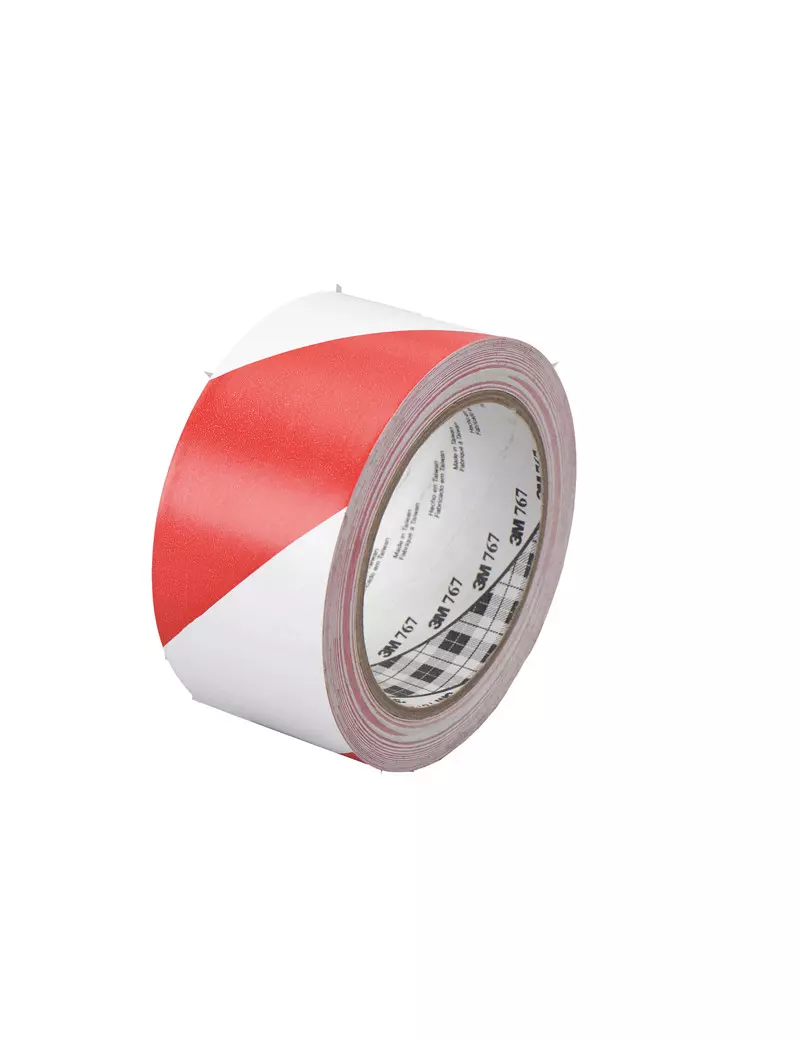 Nastro Adesivo Vinilico 767 Scotch 3M - 50 mm x 33 m - 10587 (Rosso e Bianco) Nastro Adesivo Vinilico 767 Scotch 3M - 50 mm x 33 m - 10587 (Rosso e Bianco)