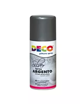 Vernice Spray Deco CWR - 150 ml - 615/2 (Argento)