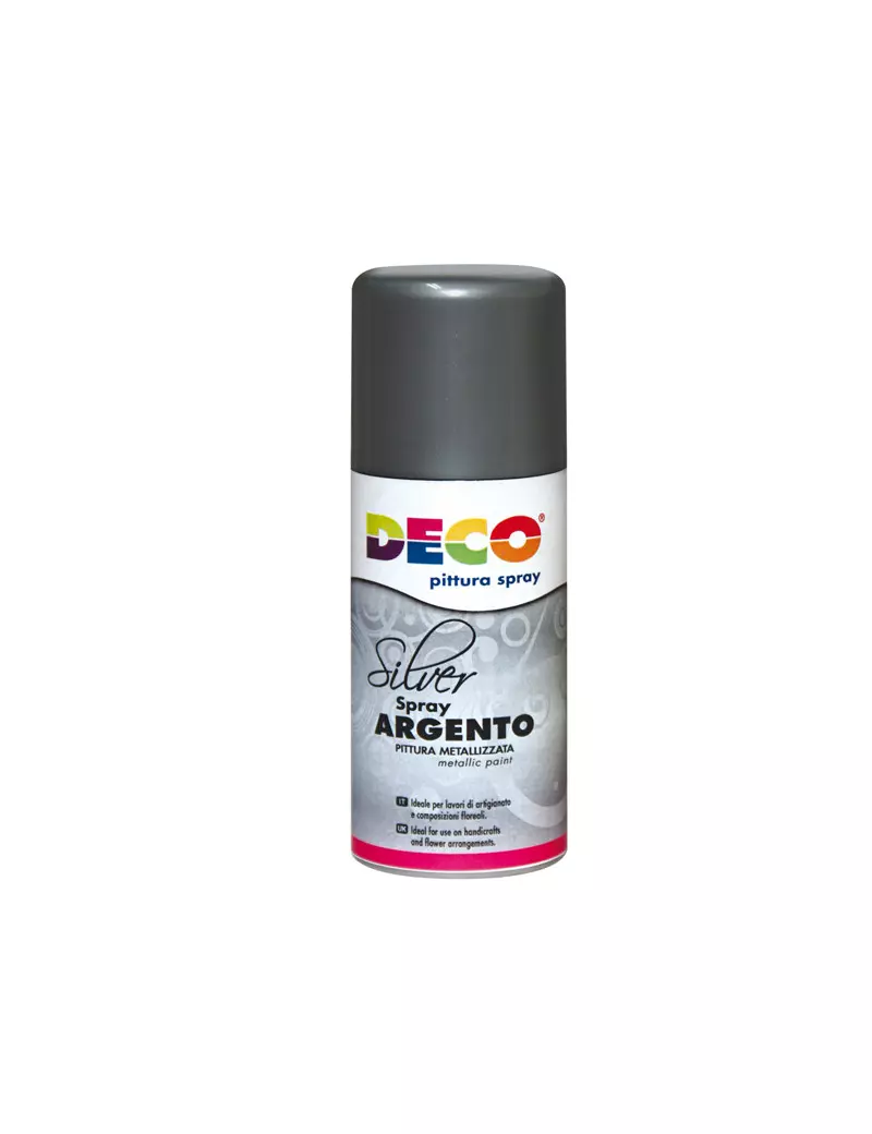 Vernice Spray Deco CWR - 150 ml - 615/2 (Argento) Vernice Spray Deco CWR - 150 ml - 615/2 (Argento)