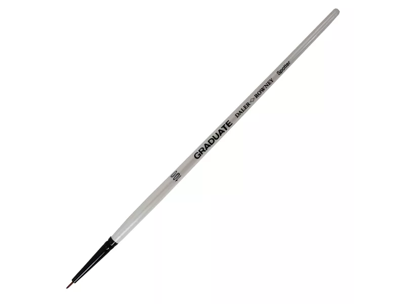 Pennello Sintetico Graduate Daler-Rowney - Punta Extra Lunga - n. 10 - Manico Corto - D212181090 (Conf. 3)