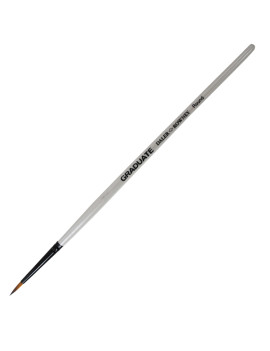 Pennello Sintetico Graduate Daler-Rowney - Punta Tonda - n. 6 - Manico Corto - D212185006 (Conf. 3)