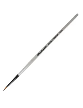 Pennello Sintetico Graduate Daler-Rowney - Punta Tonda - n. 10 - Manico Corto - D212185010 (Conf. 3)