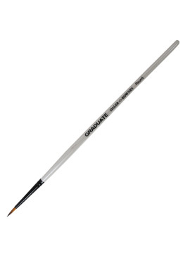 Pennello Sintetico Graduate Daler-Rowney - Punta Tonda - n. 12 - Manico Corto - D212185012 (Conf. 3)