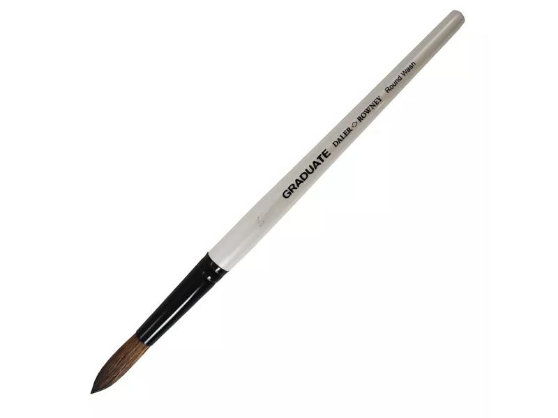Pennello in Pelo di Pony Graduate Daler-Rowney - Punta Tonda - n. 26 - Manico Corto - D212189026 (Conf. 3)