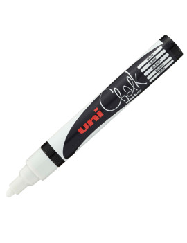 Marcatore a Gesso Liquido Uni Chalk PWE5M Uni-Ball - Punta Tonda - 1,8-2,5 mm - M PWE5M BI (Bianco)