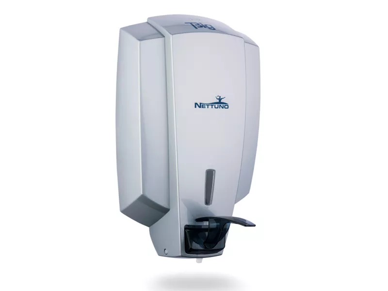 Dispenser da Parete per Sapone Liquido T-Big Nettuno - 00785 - 3 Litri (Bianco)