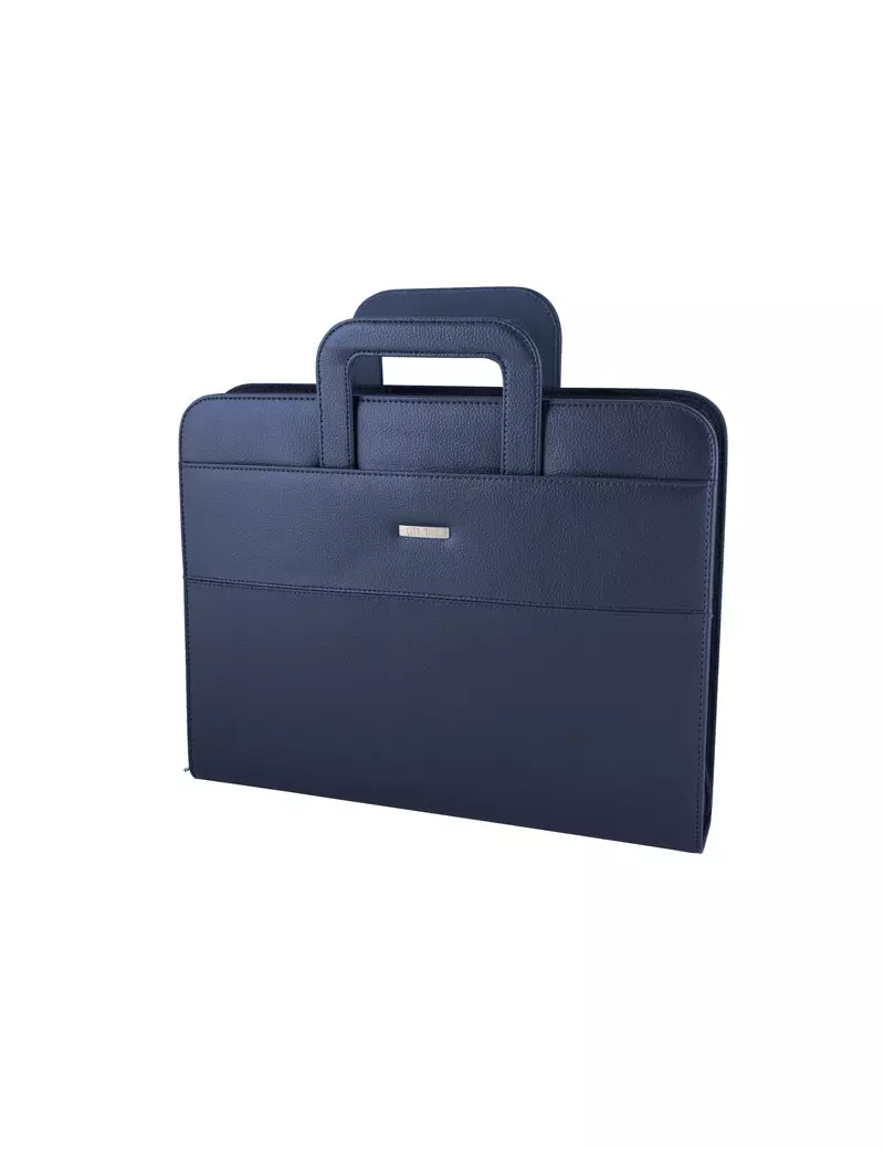 Portablocco con Anelli City Time - 28,5x36 cm - 4853-BL (Blu)