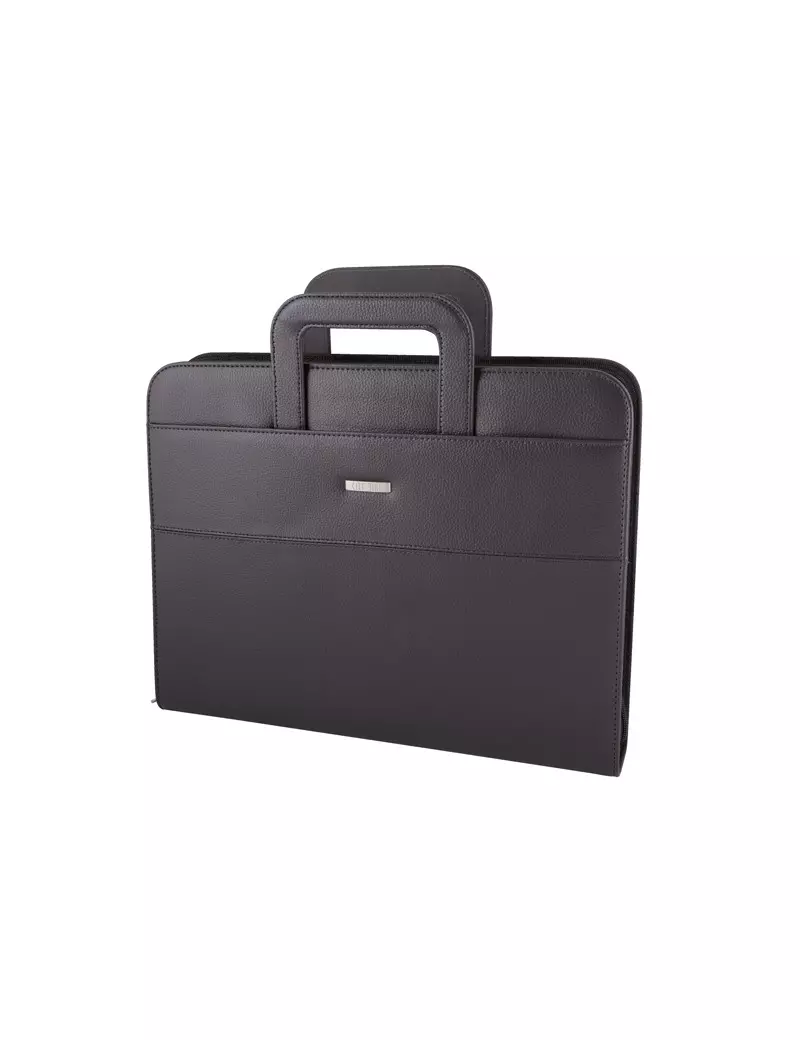 Portablocco con Anelli City Time - 28,5x36 cm - 4853-N (Nero)