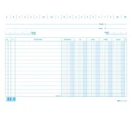 Schede Dare/Avere/Saldo/IVA Edipro - 17x24 cm - E3379 (Conf. 100)