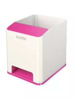 Portapenne con Amplificatore WoW Leitz - 53631023 (Bianco e Fucsia)