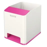 Portapenne con Amplificatore WoW Leitz - 53631023 (Bianco e Fucsia)