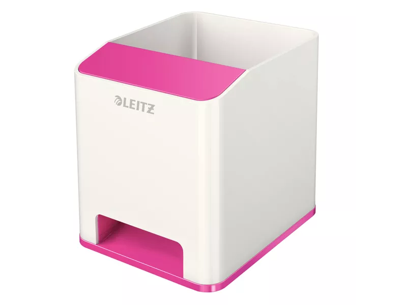 Portapenne con Amplificatore WoW Leitz - 53631023 (Bianco e Fucsia)