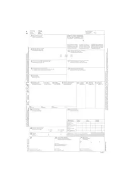 Lettera di Vettura Internazionale CMR Data Ufficio - SNAP 5 Copie Autoricalcanti - 31x21 cm - DU183160000 (Conf. 50)