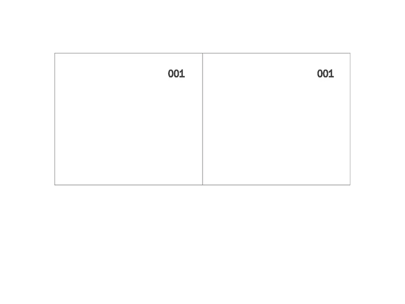 Blocco Scontrino Data Ufficio - 2 Sezioni con 100 Copie Numerate - 5,8x13 cm - DU160000010 (Bianco Conf. 10)