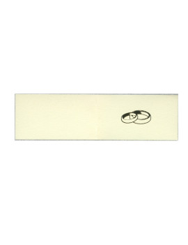 Bigliettino Bomboniera Personalizzabile Rex Sadoch - Matrimonio - 53A4010 (Avorio Conf. 500)