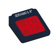 Display a 2 Cifre per Sistema Eliminacode Printex - TR/DIS/2 LED (Nero)