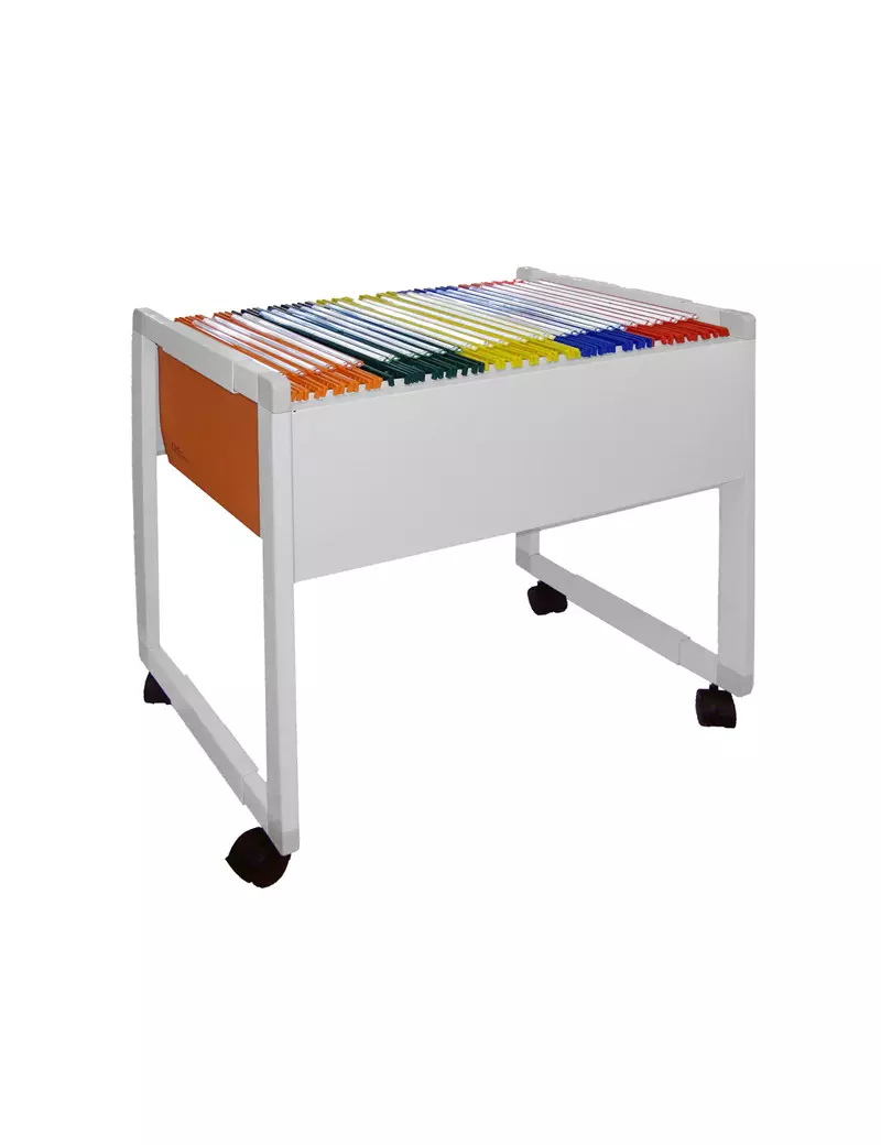 Carrello per Cartelle Sospese Delta 4000 Bertesi - 65x45x70 cm - 4000 (Bianco) Carrello per Cartelle Sospese Delta 4000 Bertesi - 65x45x70 cm - 4000 (Bianco)