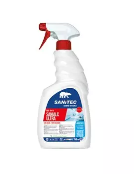 Detergente Alcolico per Superfici e Tessuti Sanialc Ultra Sanitec - 1841-S - 750 ml