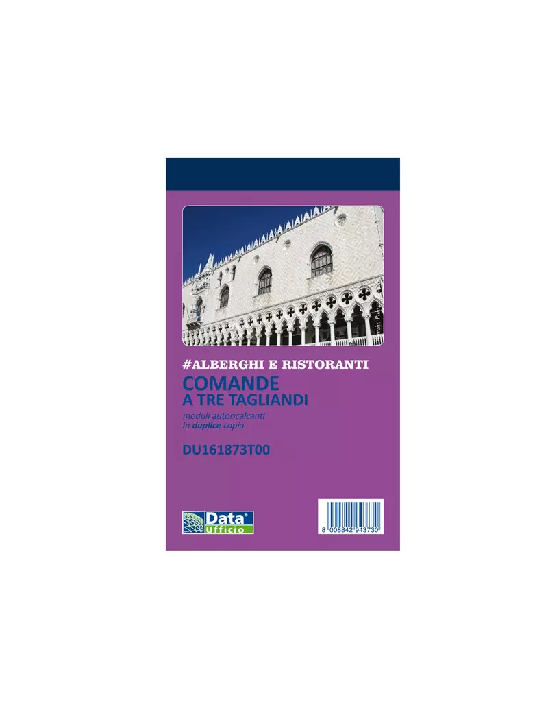 Blocco Comande a 3 Tagliandi Data Ufficio - 25/25 Copie Autoricalcanti - 16,8x10 cm - DU161873T00 (Conf. 10) Blocco Comande a 3 Tagliandi Data Ufficio - 25/25 Copie Autoricalcanti - 16,8x10 cm - DU161873T00 (Conf. 10)