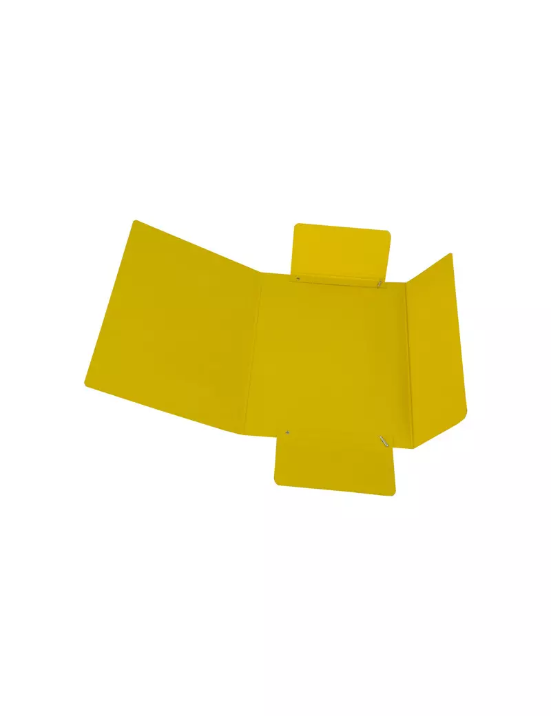 Cartellina 3 Lembi con Elastico Cartiere del Garda - 25x34 cm - CG0032PBXXXAE04 (Giallo Conf. 10)