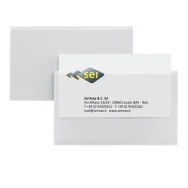 Portabiglietti da Visita Adesivi Eticard T Sei Rota - 5,5x9 cm - 318103 (Trasparente Conf. 10)