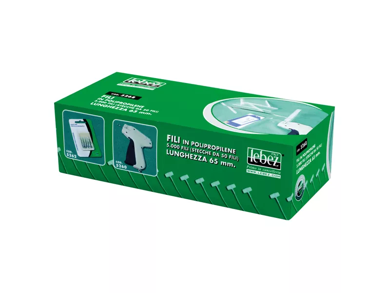 Fili Manuali di Sicurezza Lebez - 40 mm - 5264 (Trasparente Conf. 1000) Fili Manuali di Sicurezza Lebez - 40 mm - 5264 (Trasparente Conf. 1000)